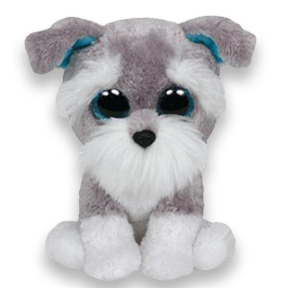 Whiskers The Schnauzer Dog 15cm Plush Toy