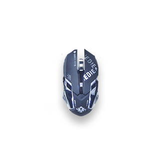 OW Reaper Design - 6 Buttons Breathing LED Backlit USB Gaming Mouse