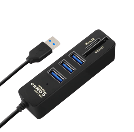 USB 3.0 Hub (Black)